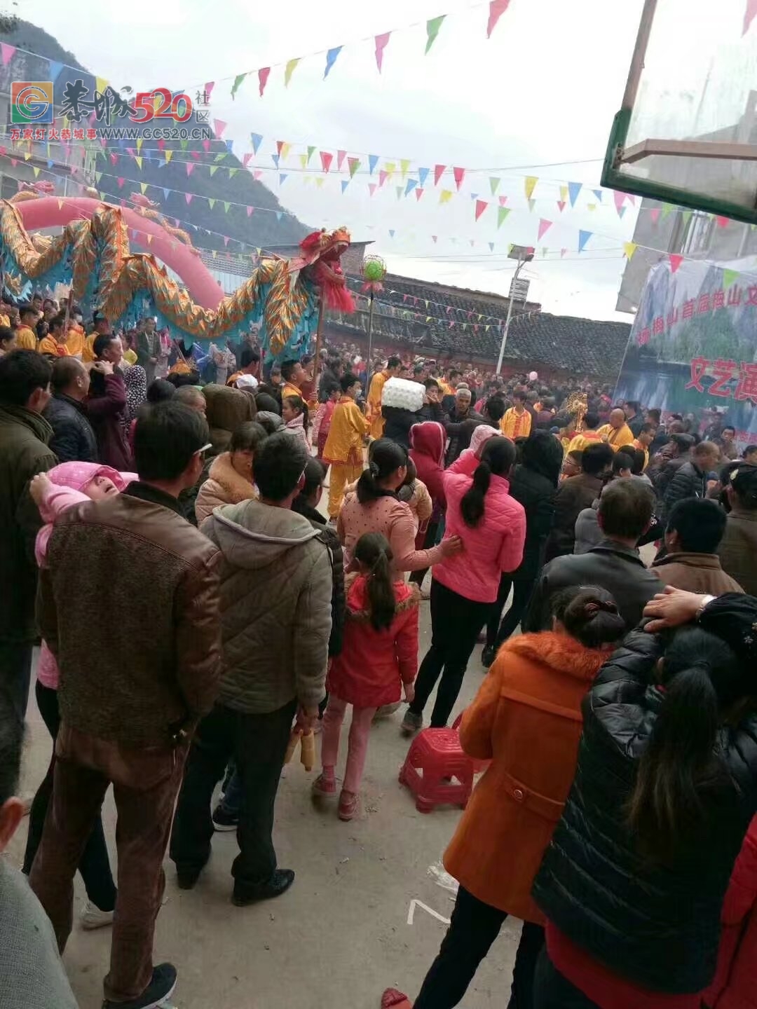 观音乡杨梅村成功举办梅山文化节暨高龙庙会神佛开光86 / 作者:恭城蚂蜂 / 帖子ID:246384