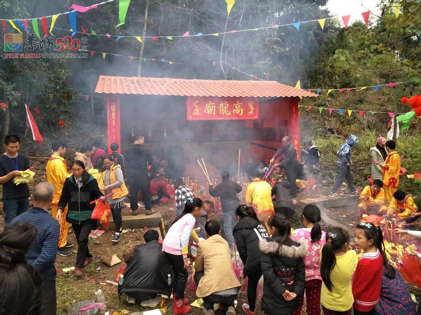 观音乡杨梅村成功举办梅山文化节暨高龙庙会神佛开光365 / 作者:恭城蚂蜂 / 帖子ID:246384