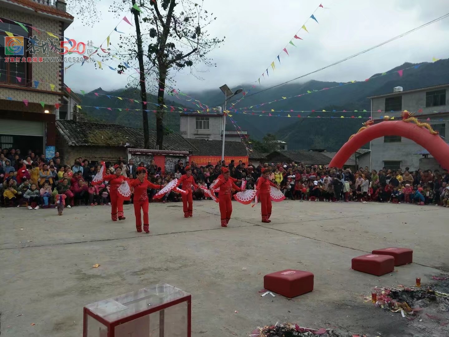 观音乡杨梅村成功举办梅山文化节暨高龙庙会神佛开光587 / 作者:恭城蚂蜂 / 帖子ID:246384