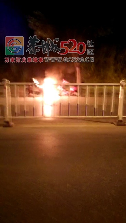 千均小区旁，有一电瓶车自燃，无人受伤。219 / 作者:东门头人 / 帖子ID:246439