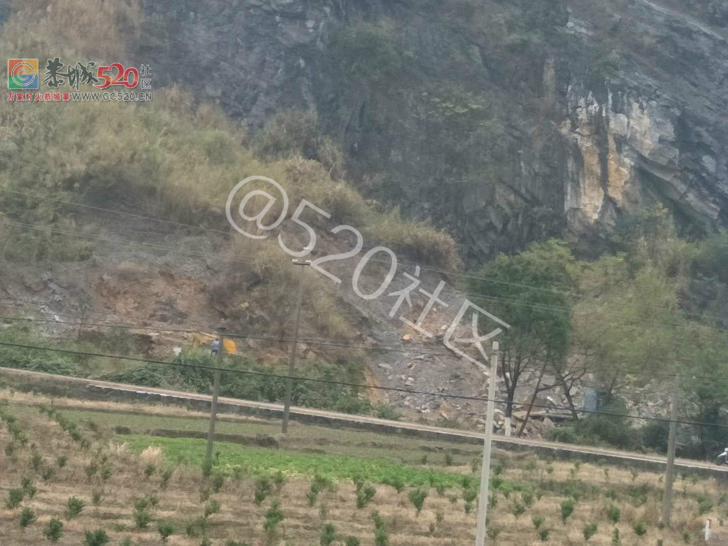 恭城定岗厄村某山头被强行霸占，利用挖机和炮机进行非法开采629 / 作者:讲不出神 / 帖子ID:246513