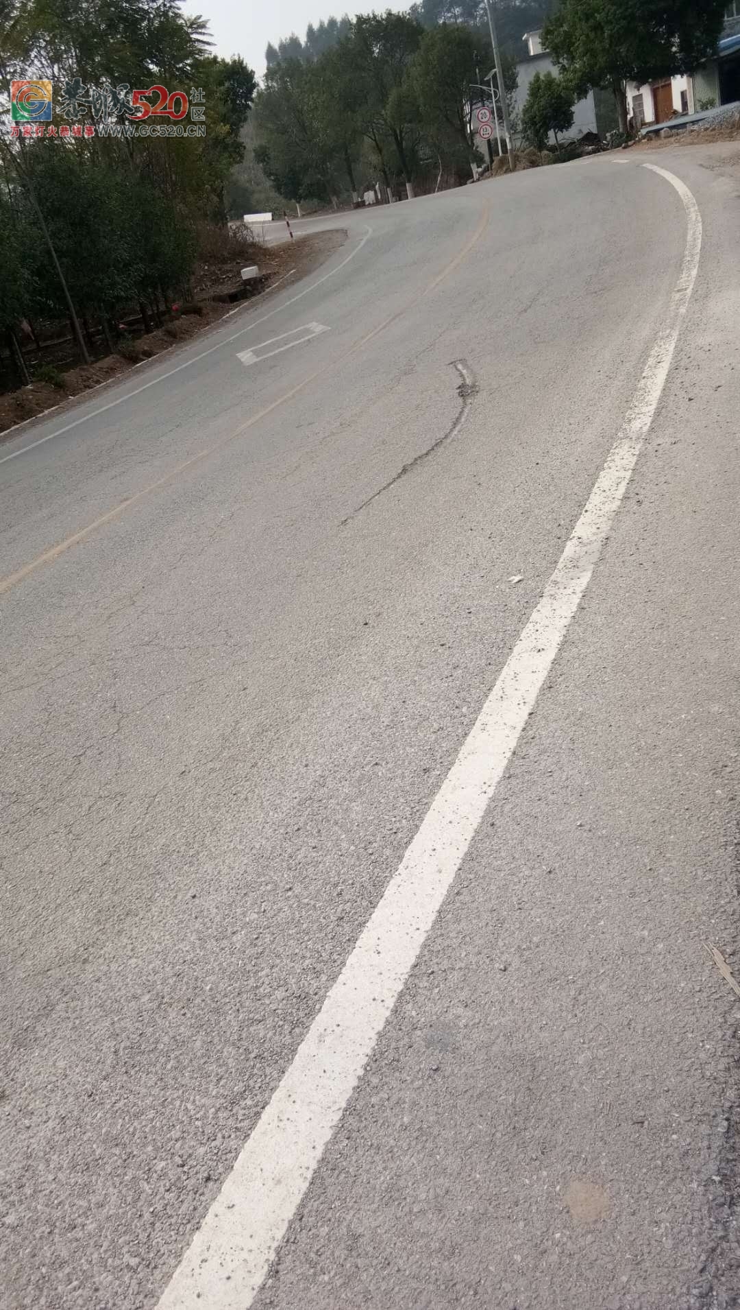 栗木镇六岭路段转弯处，这个马路上那么大个坑955 / 作者:该做的事情 / 帖子ID:258196
