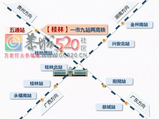 定了!桂林又一座高铁站将开通运营 未来发展不可限量964 / 作者:分类小编 / 帖子ID:259424