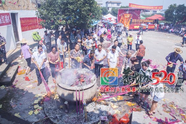 【现场实拍】莲花老圩农历四月初八“公明”文化节盛大开幕，现场人山人海！850 / 作者:红花绿叶 / 帖子ID:261419