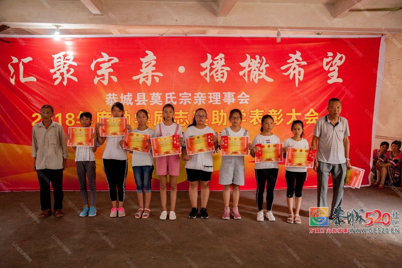 恭城莫氏宗亲理事会在北溪祠堂举行捐资助学仪式，重奖莫氏优秀学子479 / 作者:茶江余晖 / 帖子ID:262998