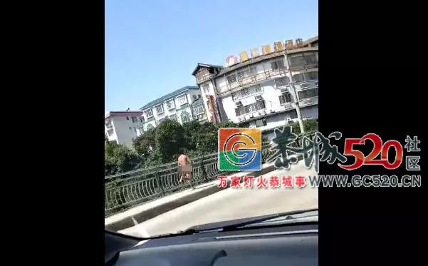 辣眼睛！恭城燕岩大桥上惊现一男子不穿衣裤狂奔进城……272 / 作者:登山涉水 / 帖子ID:266121
