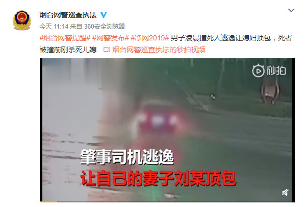 街头奇案 | 男子撞死人逃逸让妻子顶包，受害人竟刚刚杀了儿媳妇……435 / 作者:糕富帅 / 帖子ID:267074