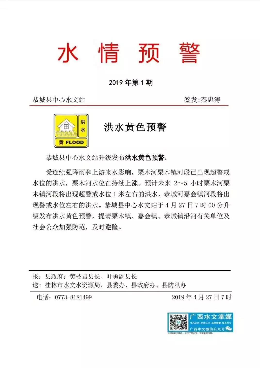 恭城开启“看大水”模式，附各乡镇涨水受灾情况视频合集！237 / 作者:单身狗的生活 / 帖子ID:267834