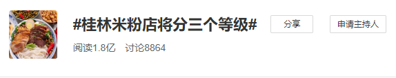 热点 | 桂林米粉上了人民日报，微博热搜，网友吵翻了！300 / 作者:分叉路口 / 帖子ID:272007