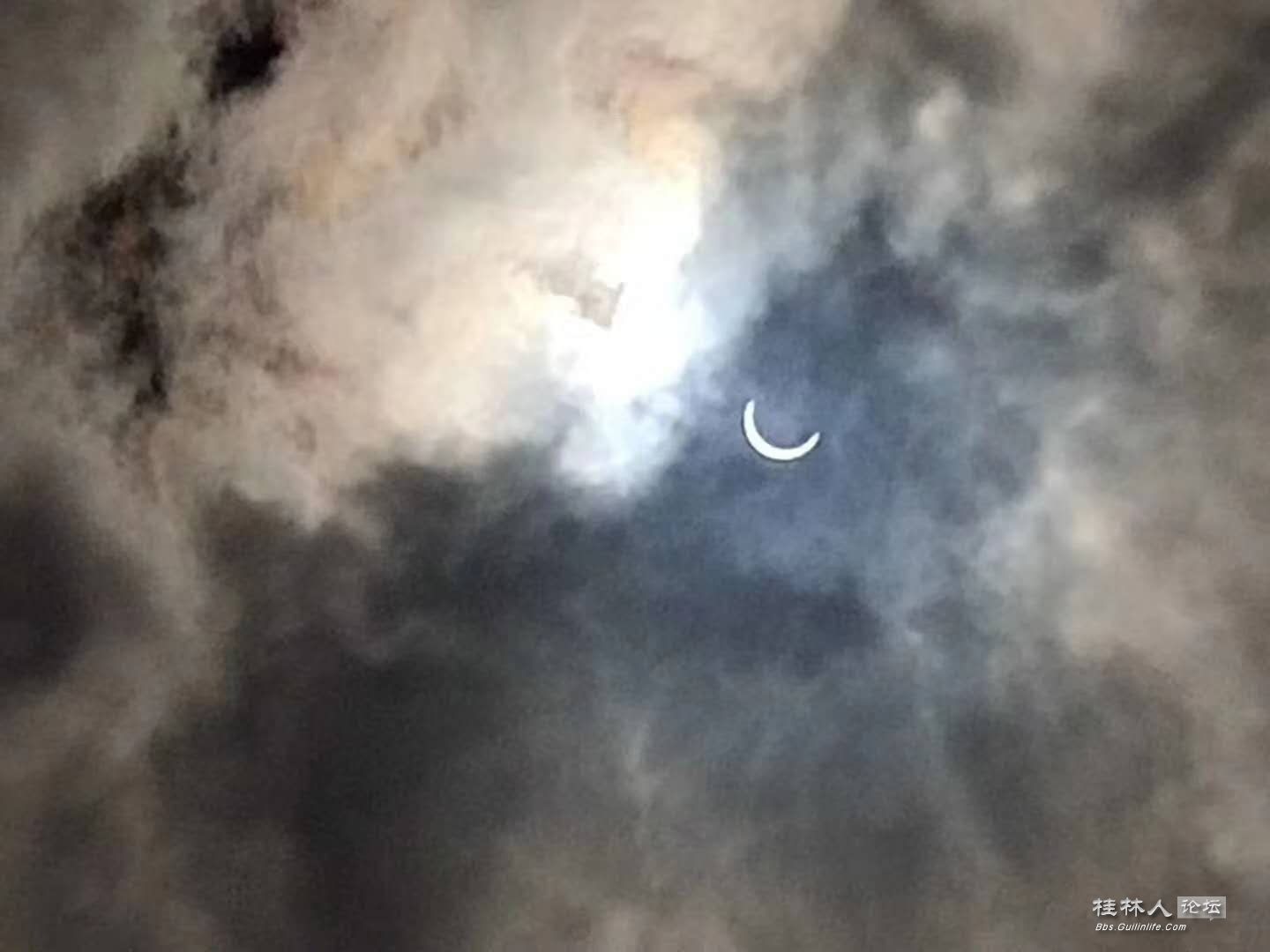 超级日环食，桂林可见月牙美382 / 作者:Killua / 帖子ID:273049