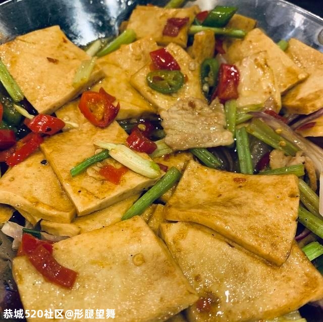 辣炒千叶豆腐，很下饭的一道家常菜，劲道爽滑，香辣入味5 / 作者:形腿望舞 / 帖子ID:275920