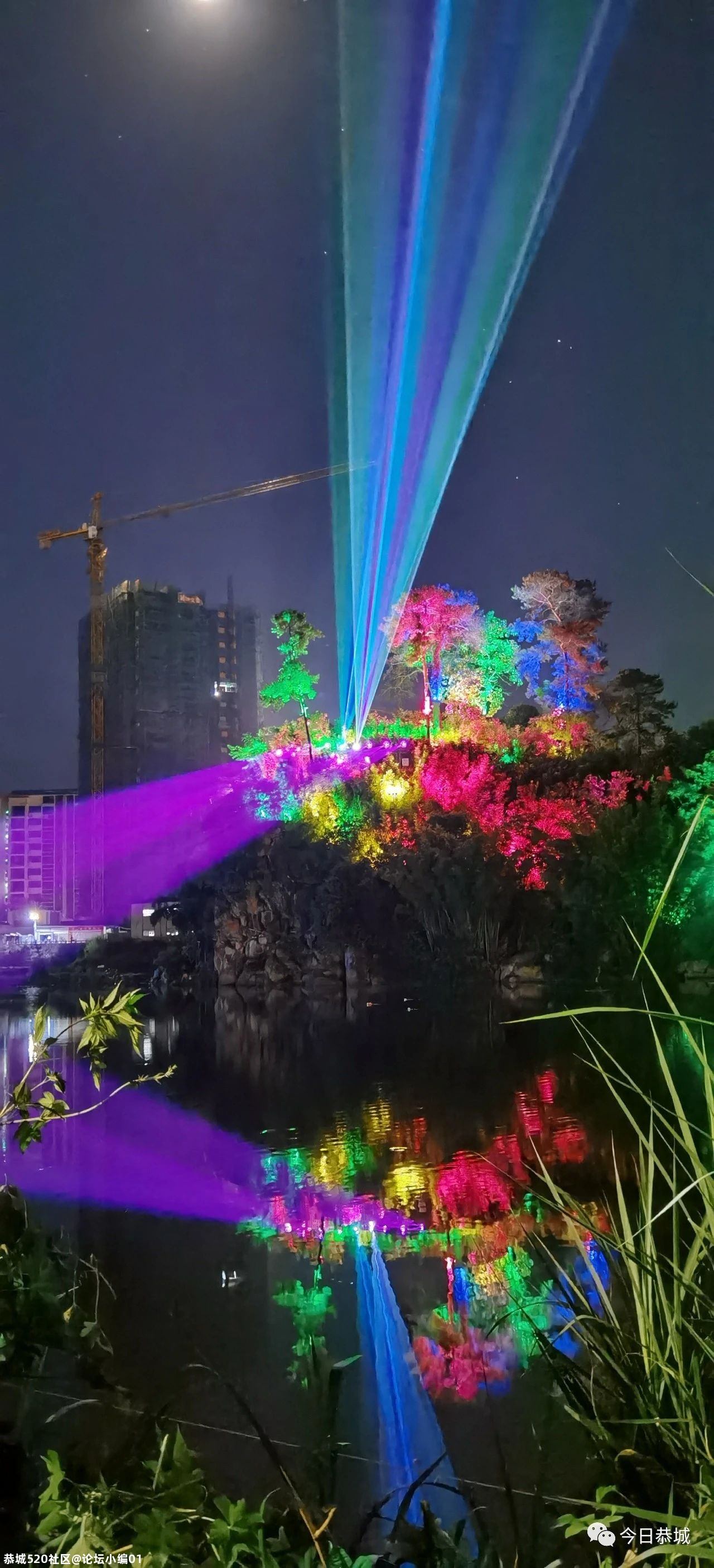 茶江畔“夺目”夜景为30年县庆绽放异彩562 / 作者:论坛小编01 / 帖子ID:276241