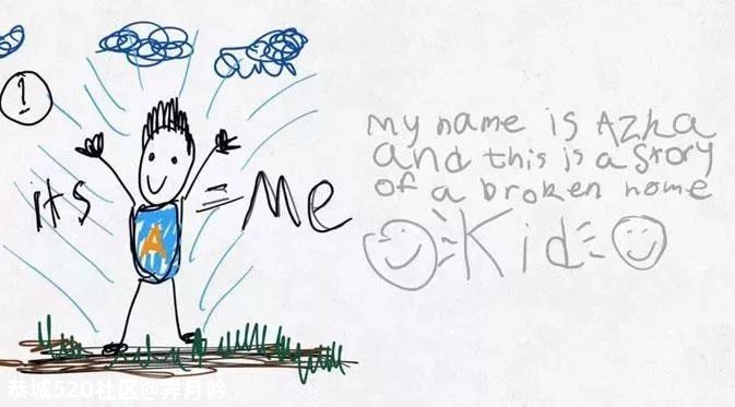 6岁男孩画出“自己父母离婚过程“，引发热议119 / 作者:霁月吟 / 帖子ID:276685