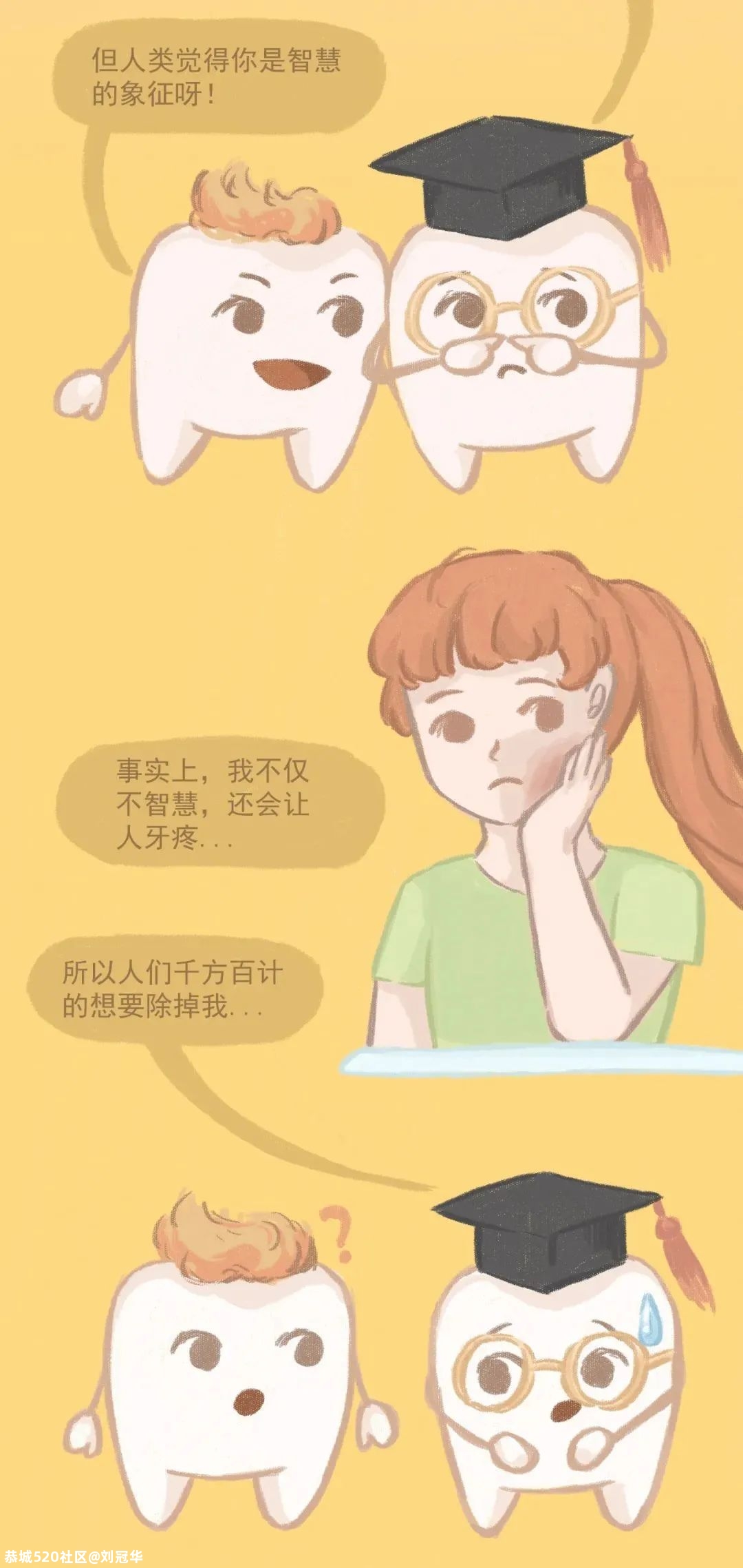 牙齿最怕哪三件事？智齿一定需要拔吗？一次说清楚…546 / 作者:刘冠华 / 帖子ID:277243