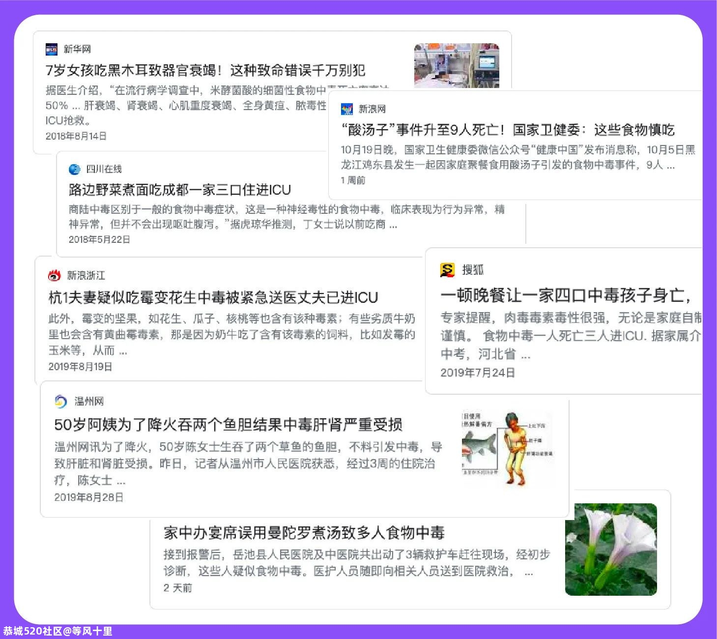 豆浆、木耳也能吃中毒！藏在食物里的致命威胁，一篇文章告诉你881 / 作者:等风十里 / 帖子ID:278840