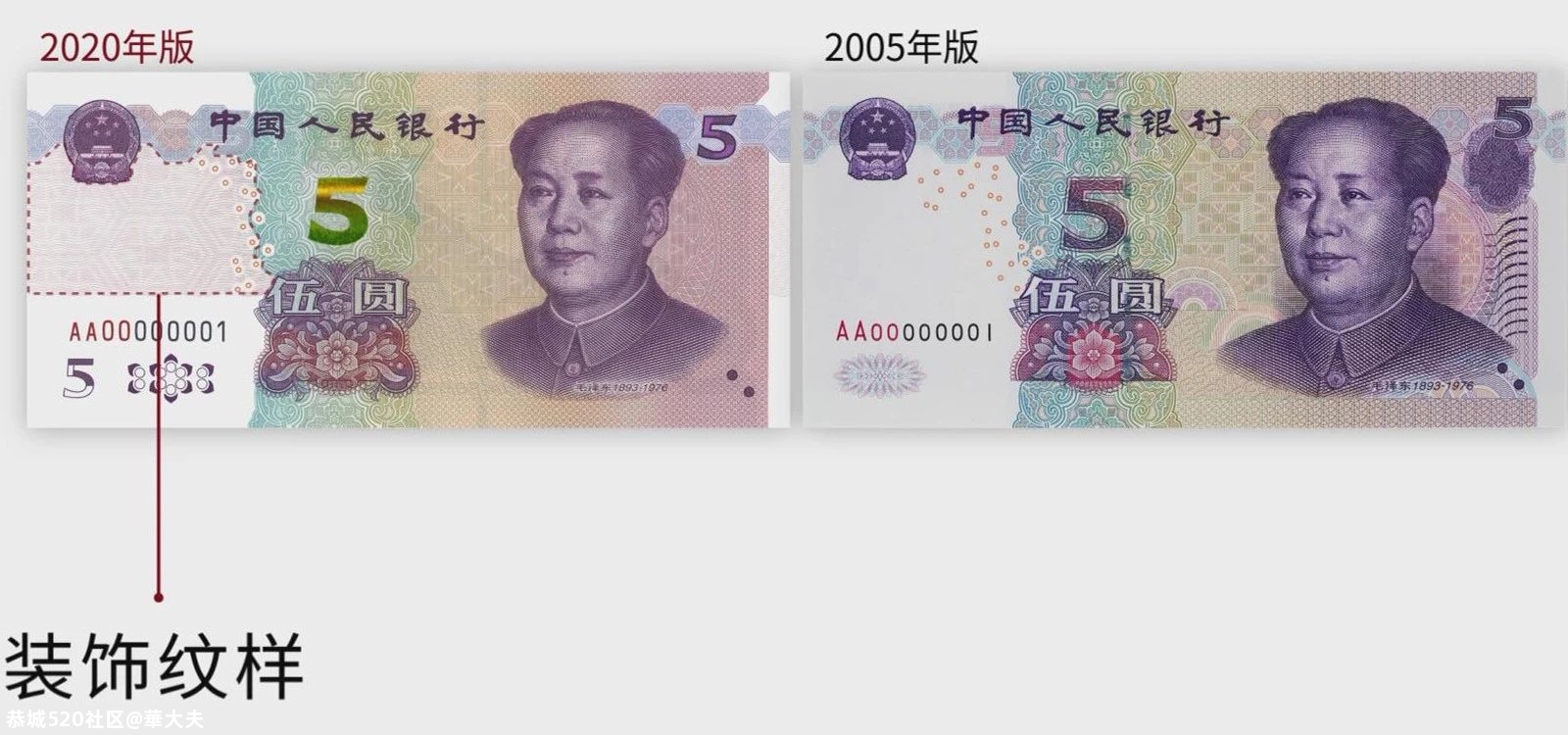 新版5元人民币即将发行，原来长这样~874 / 作者:華大夫 / 帖子ID:278969