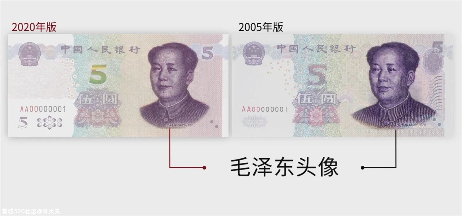 新版5元人民币即将发行，原来长这样~265 / 作者:華大夫 / 帖子ID:278969