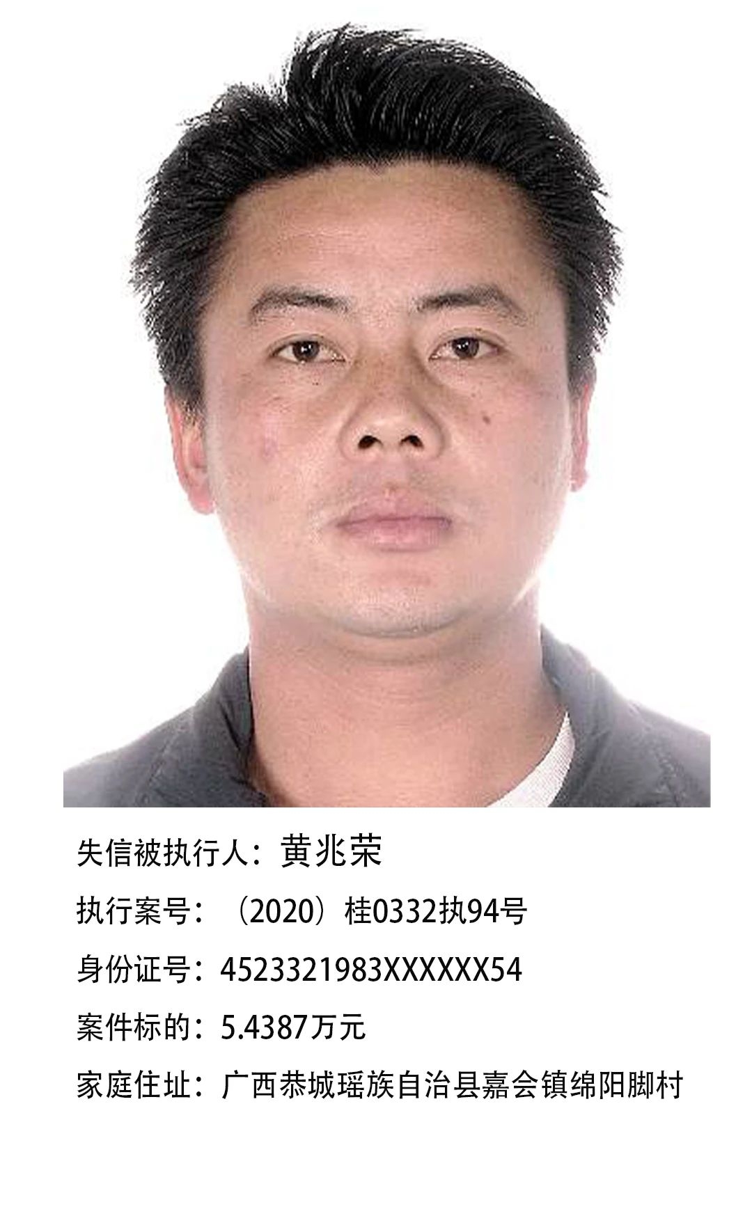 恭城瑶族自治县人民法院又曝光一批失信被执行人，看看有没有你认识的568 / 作者:普通人物怨 / 帖子ID:279548