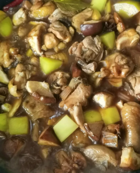 肉质细嫩，汤汁浓郁的黄焖鸡！配饭吃，真是太好吃了！673 / 作者:月光那么美 / 帖子ID:279979