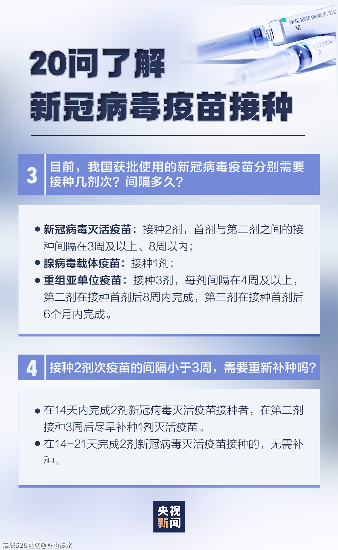 新冠疫苗接种有这些变化，速查！76 / 作者:登山涉水 / 帖子ID:283904