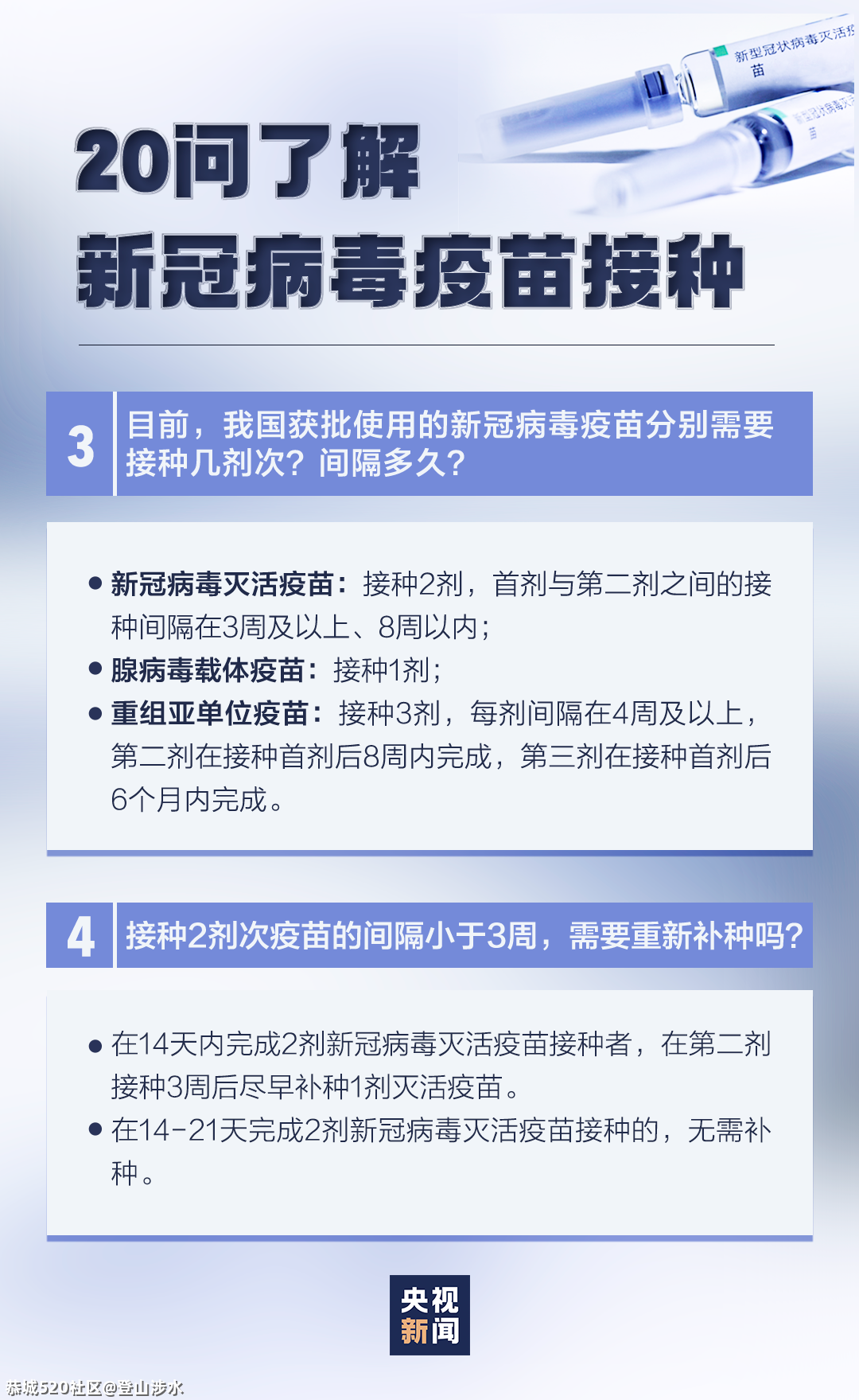 新冠疫苗接种有这些变化，速查！36 / 作者:登山涉水 / 帖子ID:283904