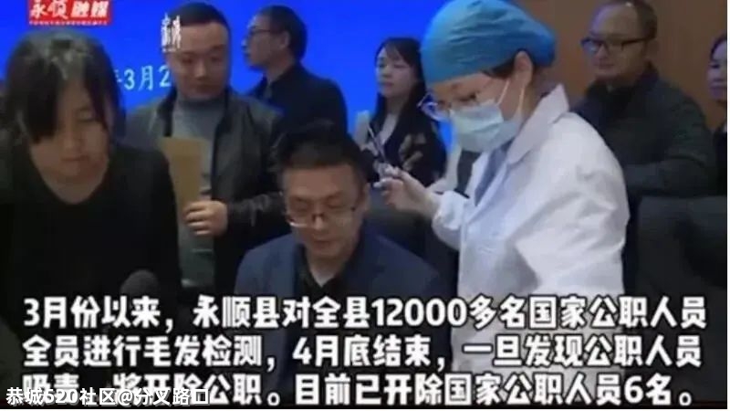 对公职人员进行毛发验毒登上热搜！已开除6人341 / 作者:分叉路口 / 帖子ID:283954