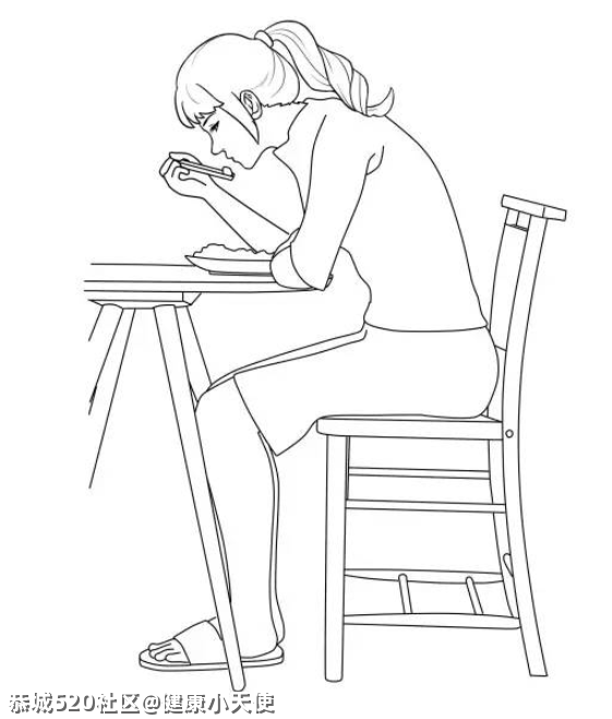 骨科医生：你吃饭时的这个动作，正慢慢改变颜值和颈椎955 / 作者:健康小天使 / 帖子ID:285078