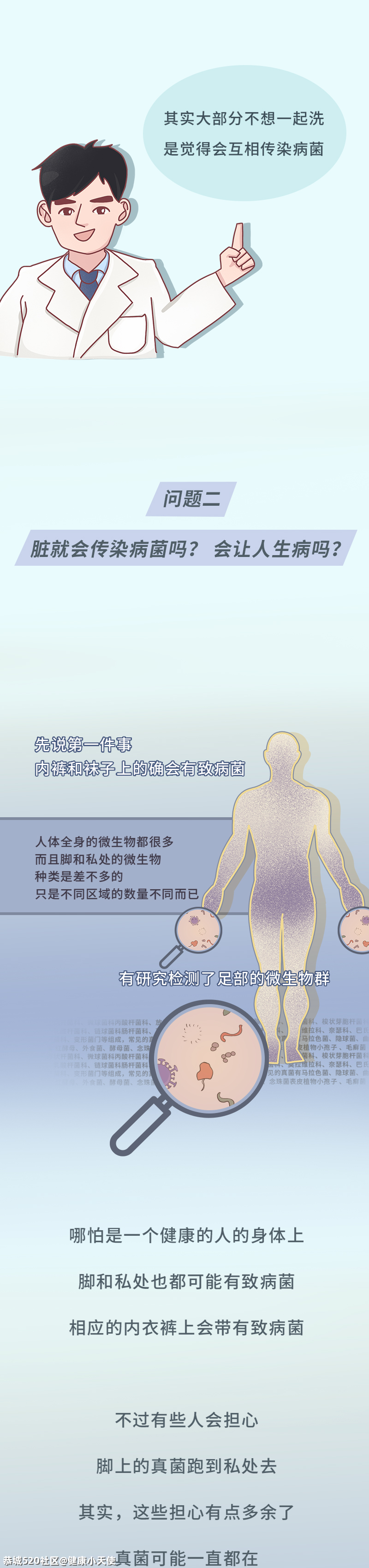 内裤和袜子能不能一起洗？一篇文章给你讲清楚443 / 作者:健康小天使 / 帖子ID:285684