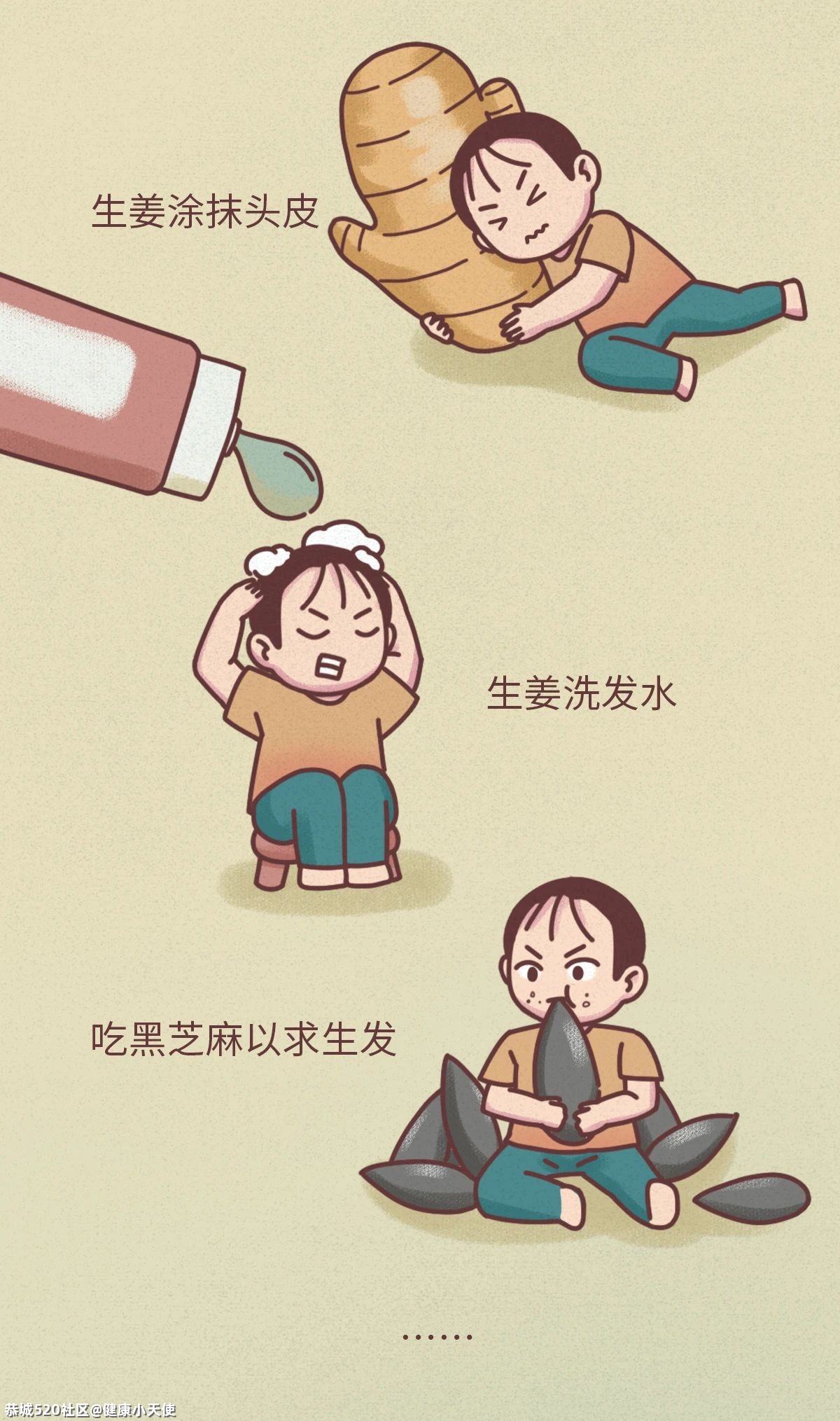 进来看怎么治脱发！238 / 作者:健康小天使 / 帖子ID:286205