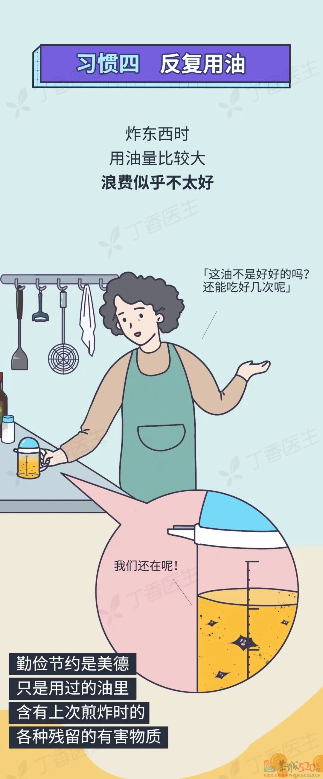 5 种易致癌的做菜习惯，你家中了几个？719 / 作者:健康小天使 / 帖子ID:287913