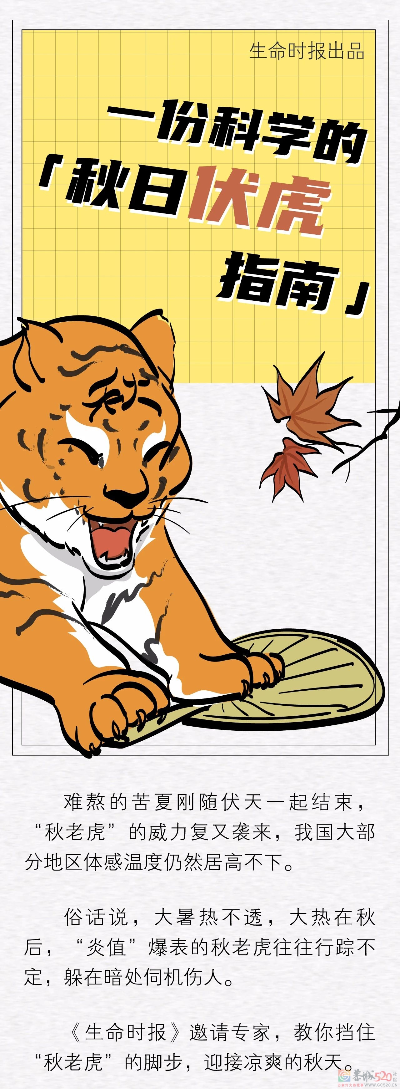 警告！前方有“秋老虎”出没850 / 作者:健康小天使 / 帖子ID:288327