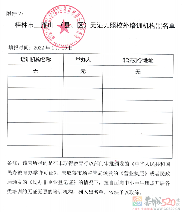 桂林最全校外培训机构黑白名单公布！762 / 作者:论坛小编01 / 帖子ID:292356