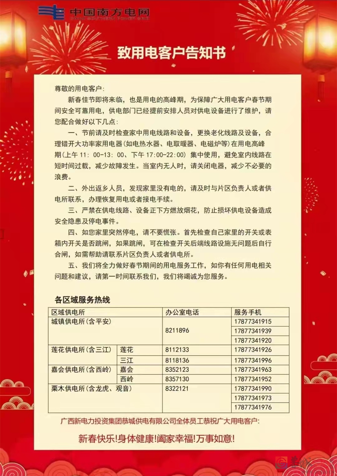 致用电客户告知书251 / 作者:论坛小编01 / 帖子ID:292456