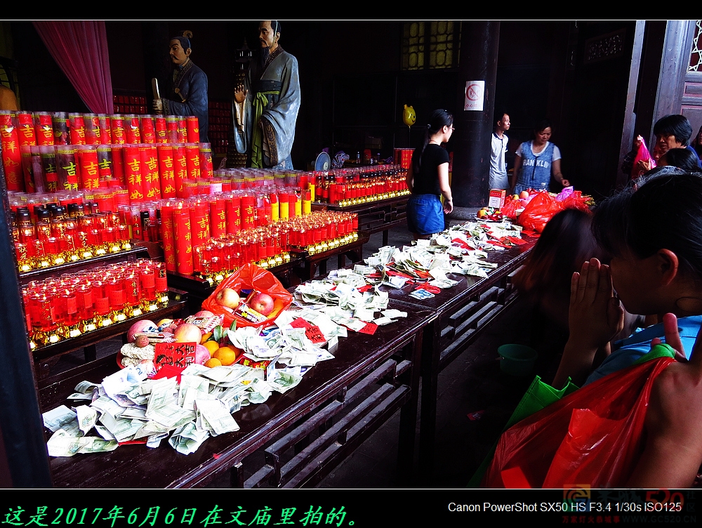 今年去文武庙的游客从十字街起排成长龙。980 / 作者:平安大叔 / 帖子ID:292709