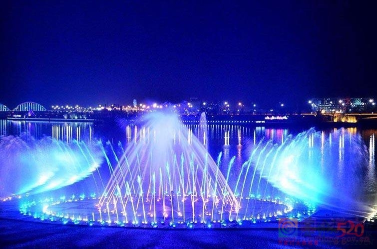美丽柳州夜景.喷泉968 / 作者:恭城盛唐广告 / 帖子ID:293786