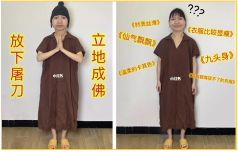 最新网红穿搭，人均甘露寺在逃尼姑631 / 作者:儿时的回忆 / 帖子ID:295267
