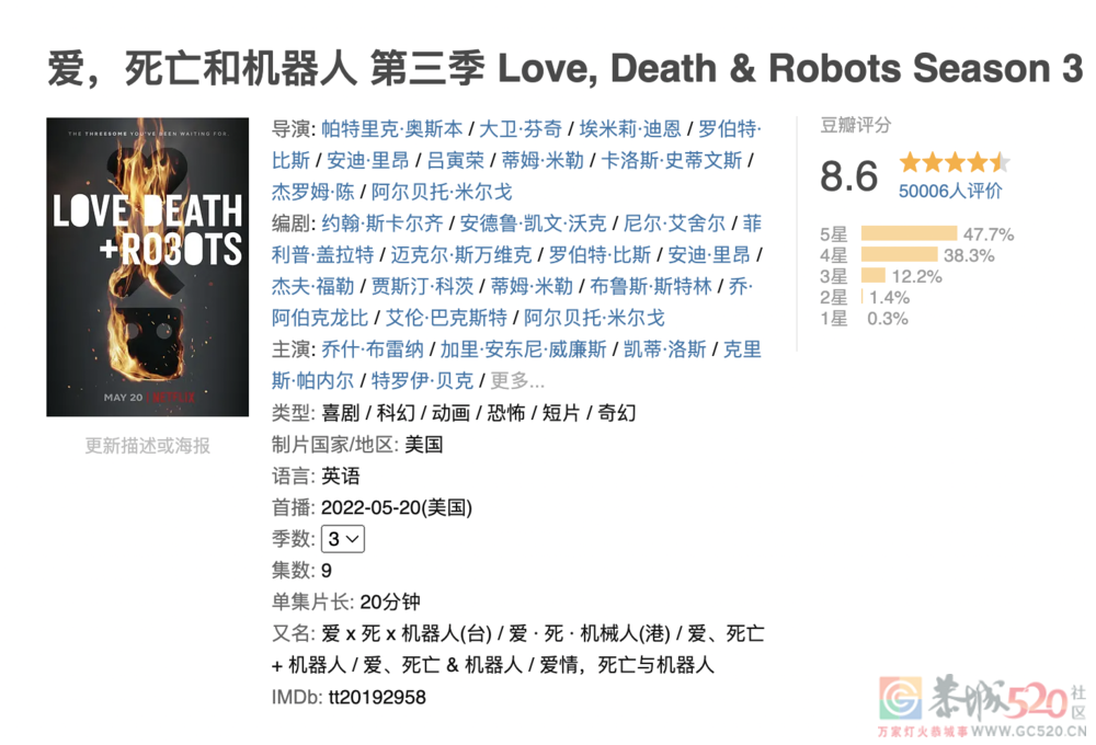 《爱，死亡与机器人》：重返科幻巅峰953 / 作者:该做的事情 / 帖子ID:295646
