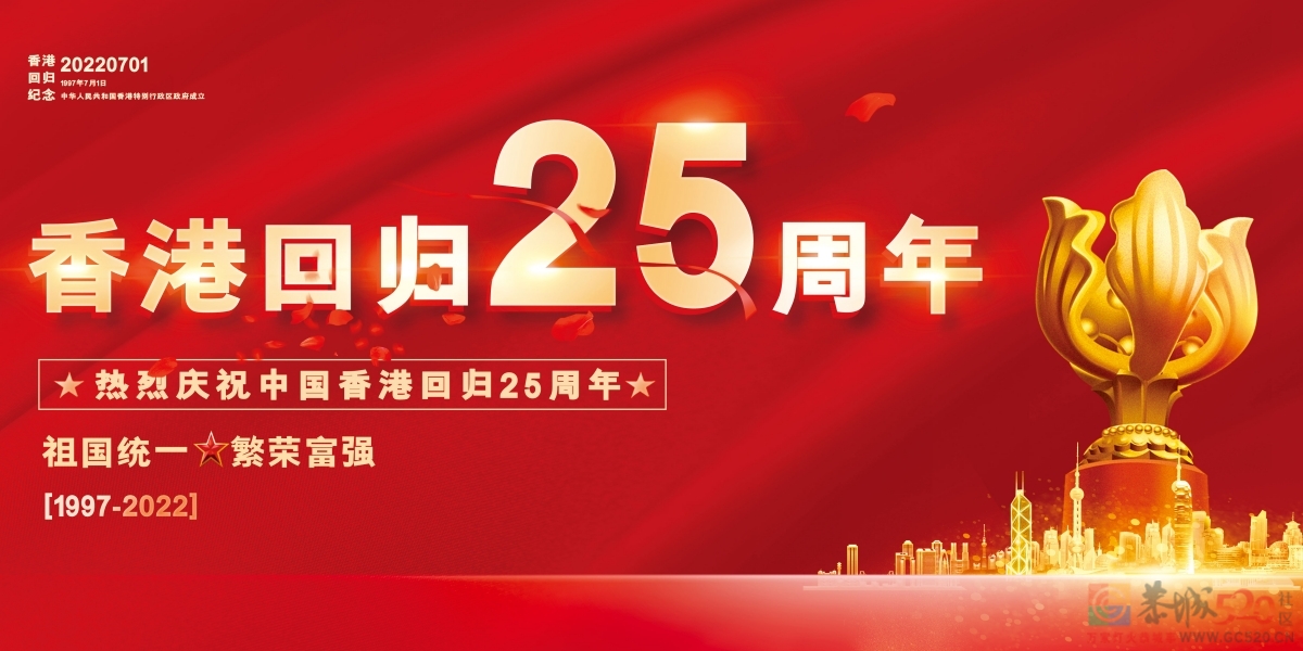 2022年7月1日是香港回归25周年，对于香港，你有哪些印象呢？786 / 作者:论坛小编01 / 帖子ID:296899