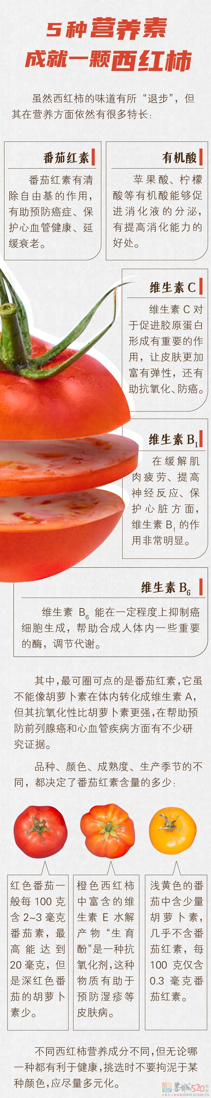 西红柿：鲜红的外表下，藏着一颗“养生”的心398 / 作者:健康小天使 / 帖子ID:298470