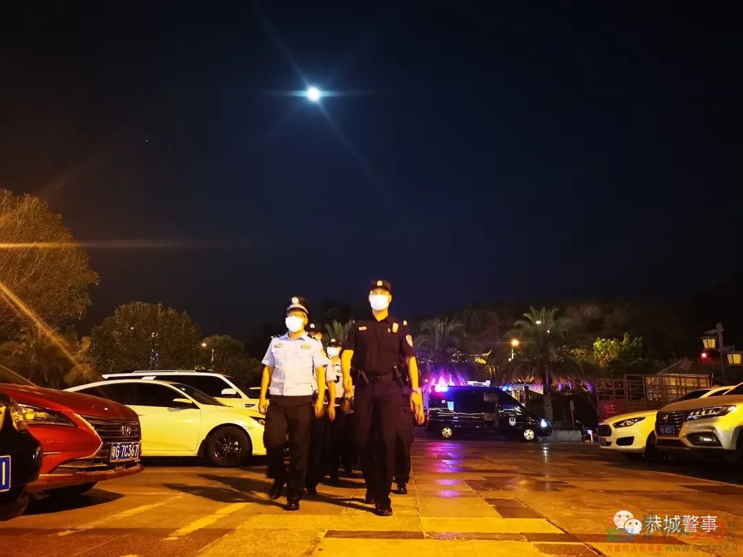 恭城警方开展第三次夏夜治安巡查宣防集中统一行动，持续为平安加码！720 / 作者:论坛小编01 / 帖子ID:299326