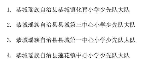 关于2022 年桂林市“红领巾奖章”三星章拟推荐名单的公示48 / 作者:论坛小编01 / 帖子ID:300311