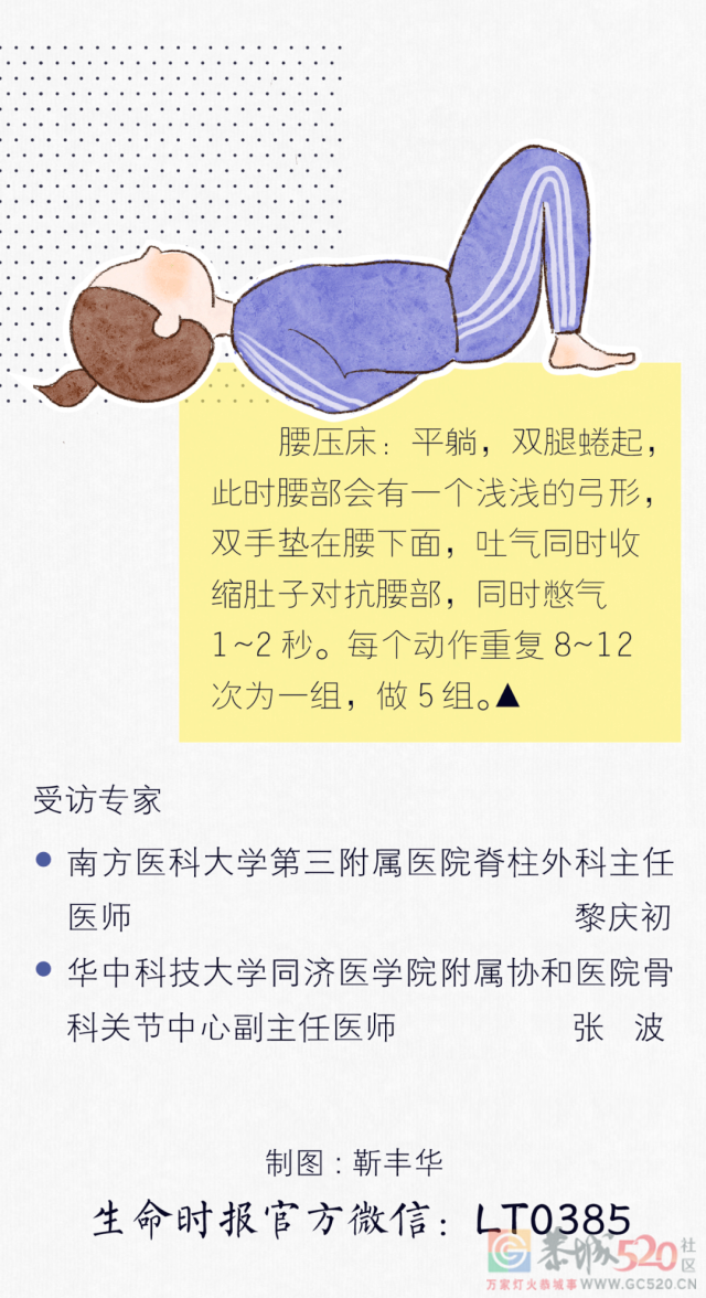 有些腰疼是因为太“突出”，一个动作自测腰突症645 / 作者:健康小天使 / 帖子ID:303522