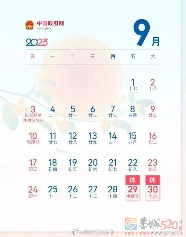 今年中秋国庆假期将“合体”，但节后有点辛苦451 / 作者:登山涉水 / 帖子ID:306560