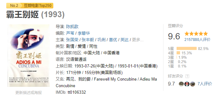 豆瓣9.6的国产神片，内地无缘了604 / 作者:该做的事情 / 帖子ID:310965