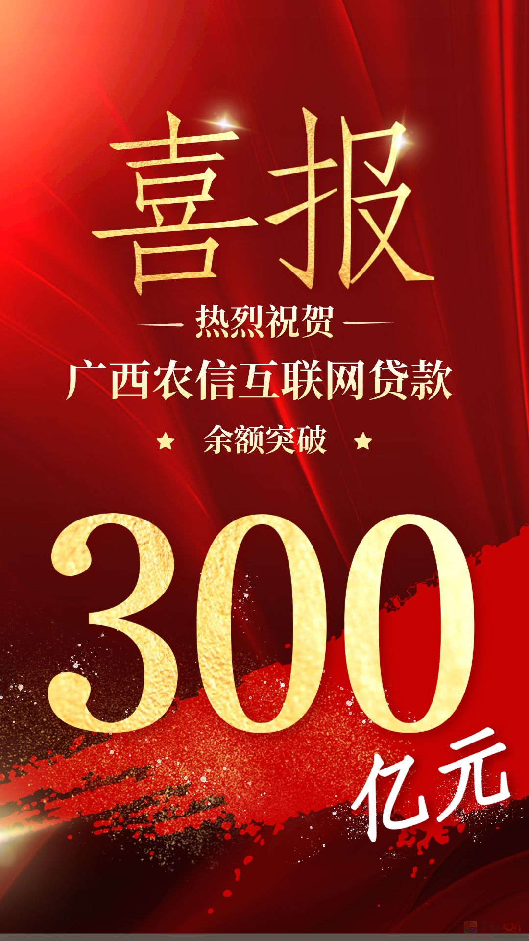 广西农信互联网贷款余额突破300亿元！601 / 作者:随便发一下 / 帖子ID:312835