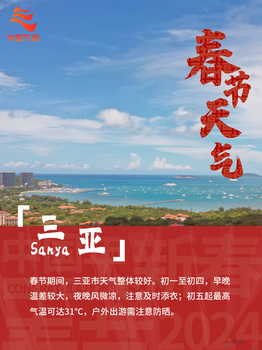 2024年春节假期全国天气预报发布！广西天气如何？862 / 作者:尹以为荣 / 帖子ID:313559