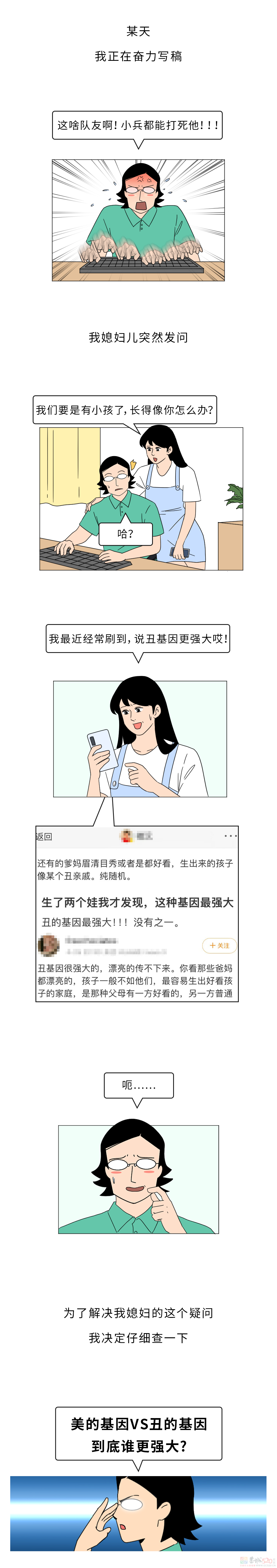 长得丑这件事，到底怪爸爸还是怪妈妈？239 / 作者:儿时的回忆 / 帖子ID:315170