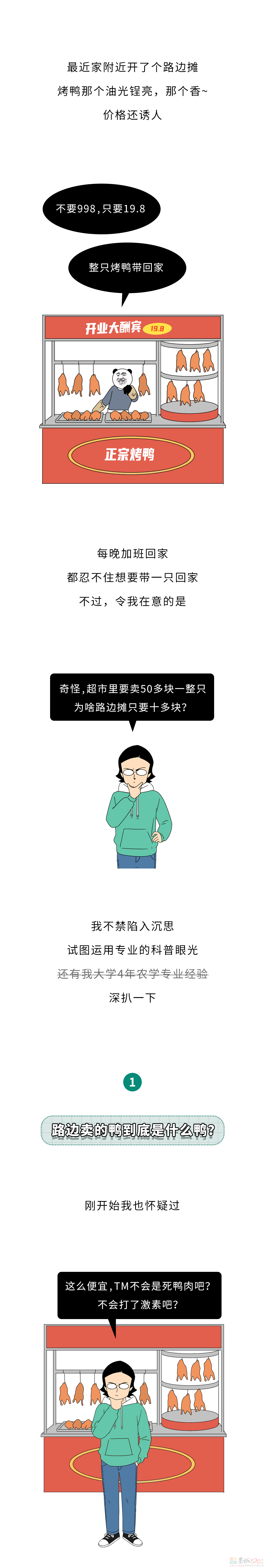 为什么一只活鸭上百元，一只烤鸭却只要19.8块？652 / 作者:儿时的回忆 / 帖子ID:315722