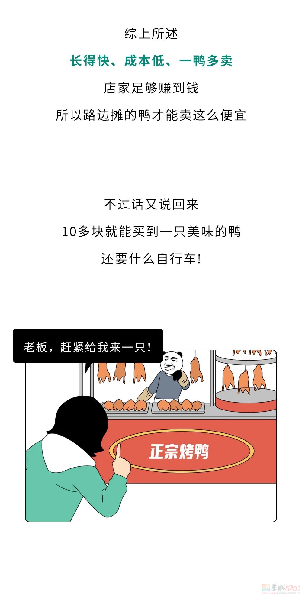 为什么一只活鸭上百元，一只烤鸭却只要19.8块？977 / 作者:儿时的回忆 / 帖子ID:315722