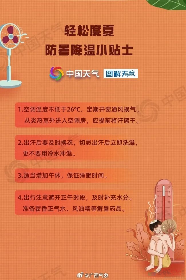 37℃！桂林市气象台发布高温橙色预警！994 / 作者:尹以为荣 / 帖子ID:316114